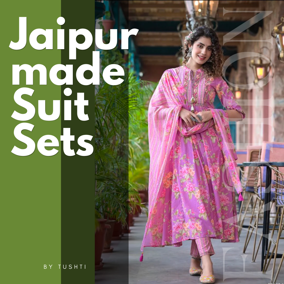 Jaipur-Made Suit Sets: A Tapestry of Block Print Elegance