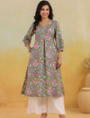 Mehak A-Line Cotton Flax Kurta