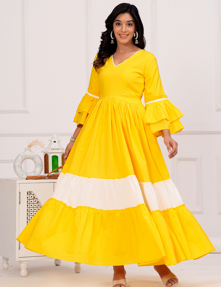 Sunshine Ruffle Dress