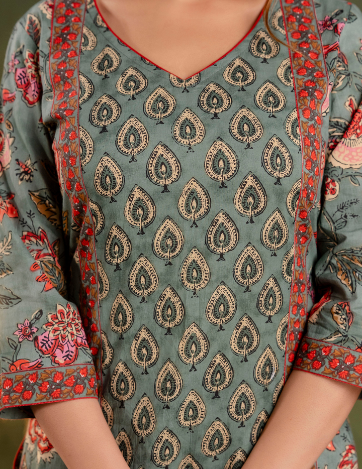 Sage Green Kurta Set